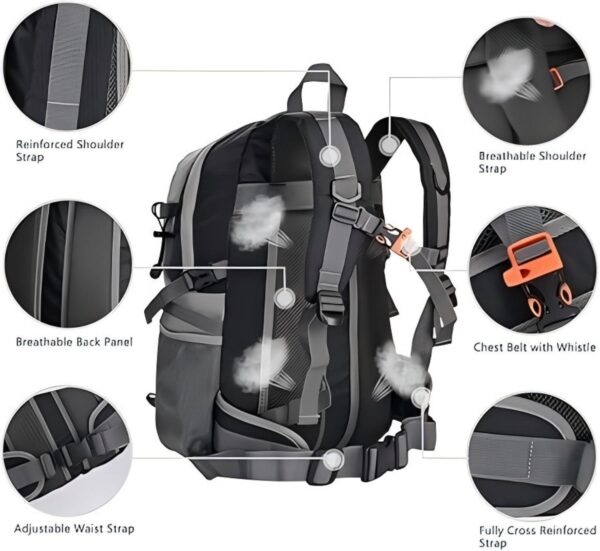 Water Resistant Hiking Backpack - Image 4